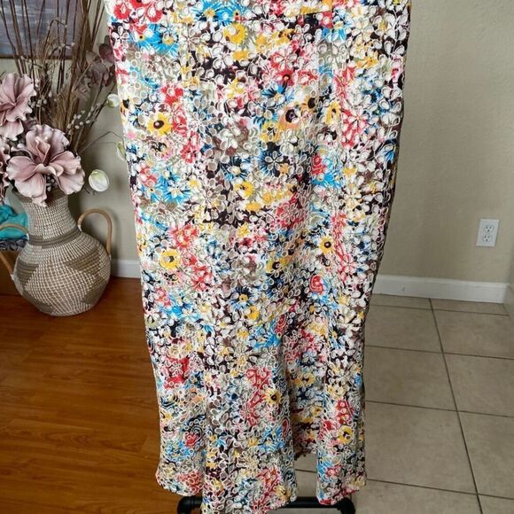 Talulah Bittersweet Flounce Midi Dress - Multi size‎ XL - Picture 5 of 13